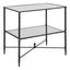 Uttermost Living Henzler Mirrored Steel Lamp Table House of Isabella UK