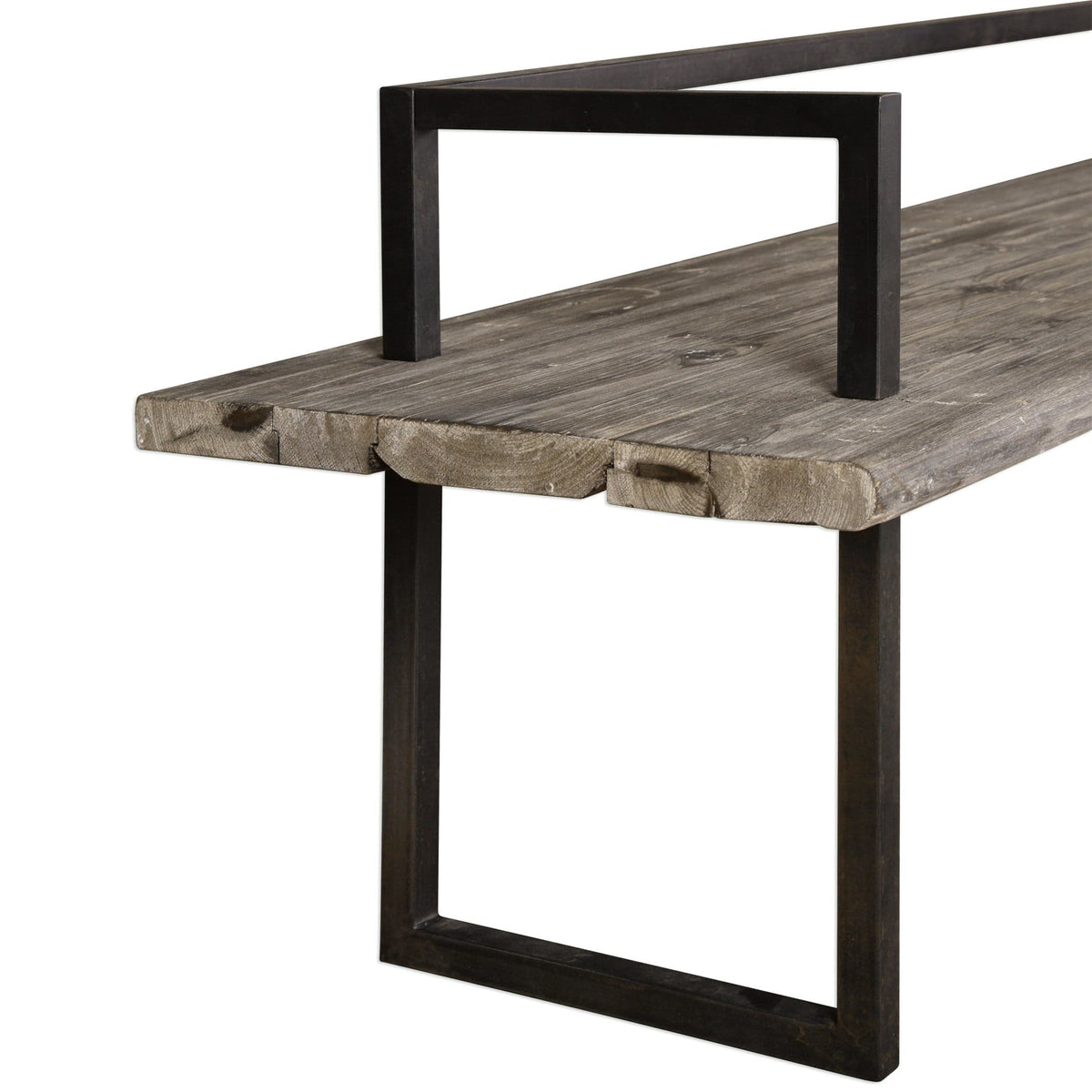 Uttermost Living Herbert Reclaimed Wood Bench House of Isabella UK