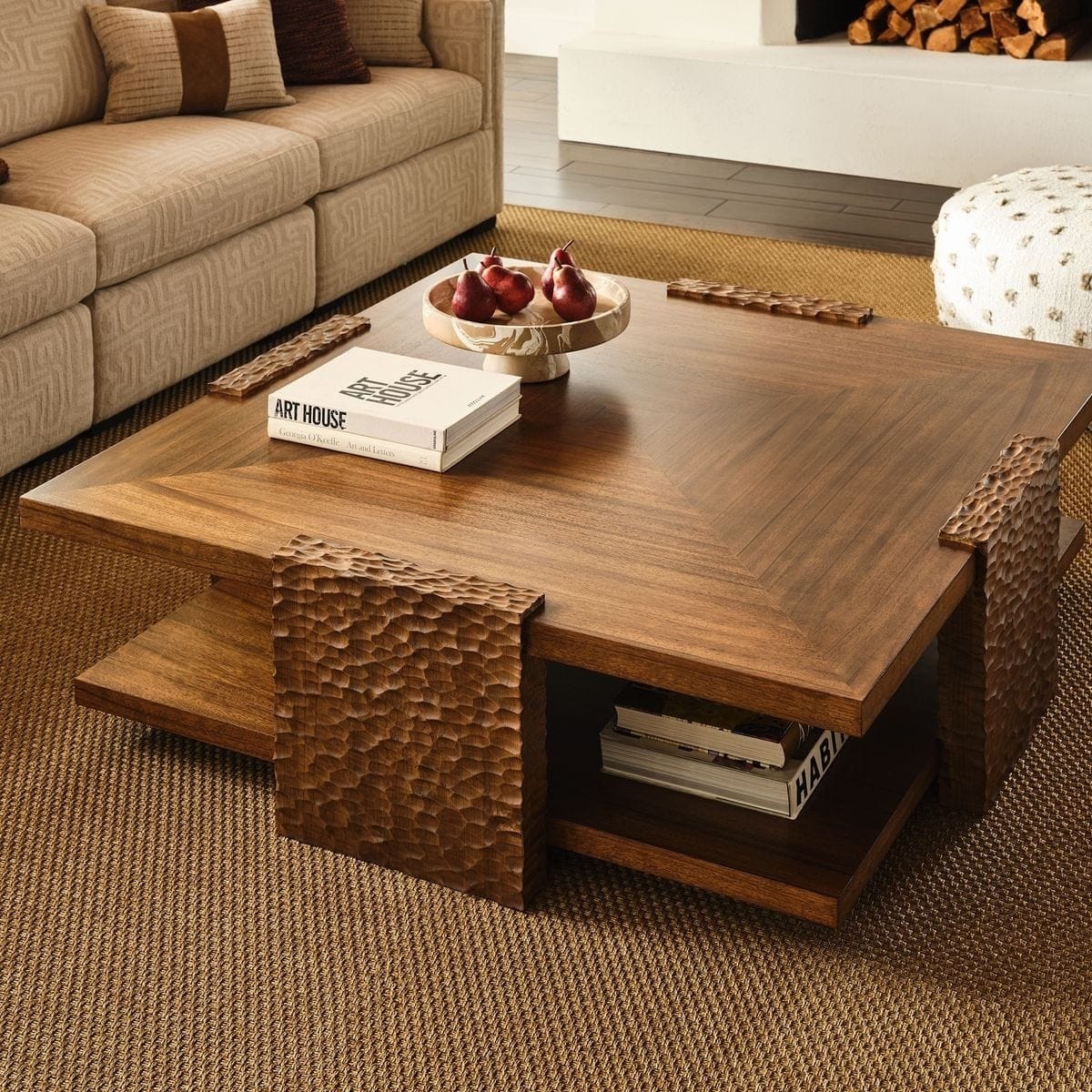 Uttermost Living Hewned Joist Coffee Table House of Isabella UK