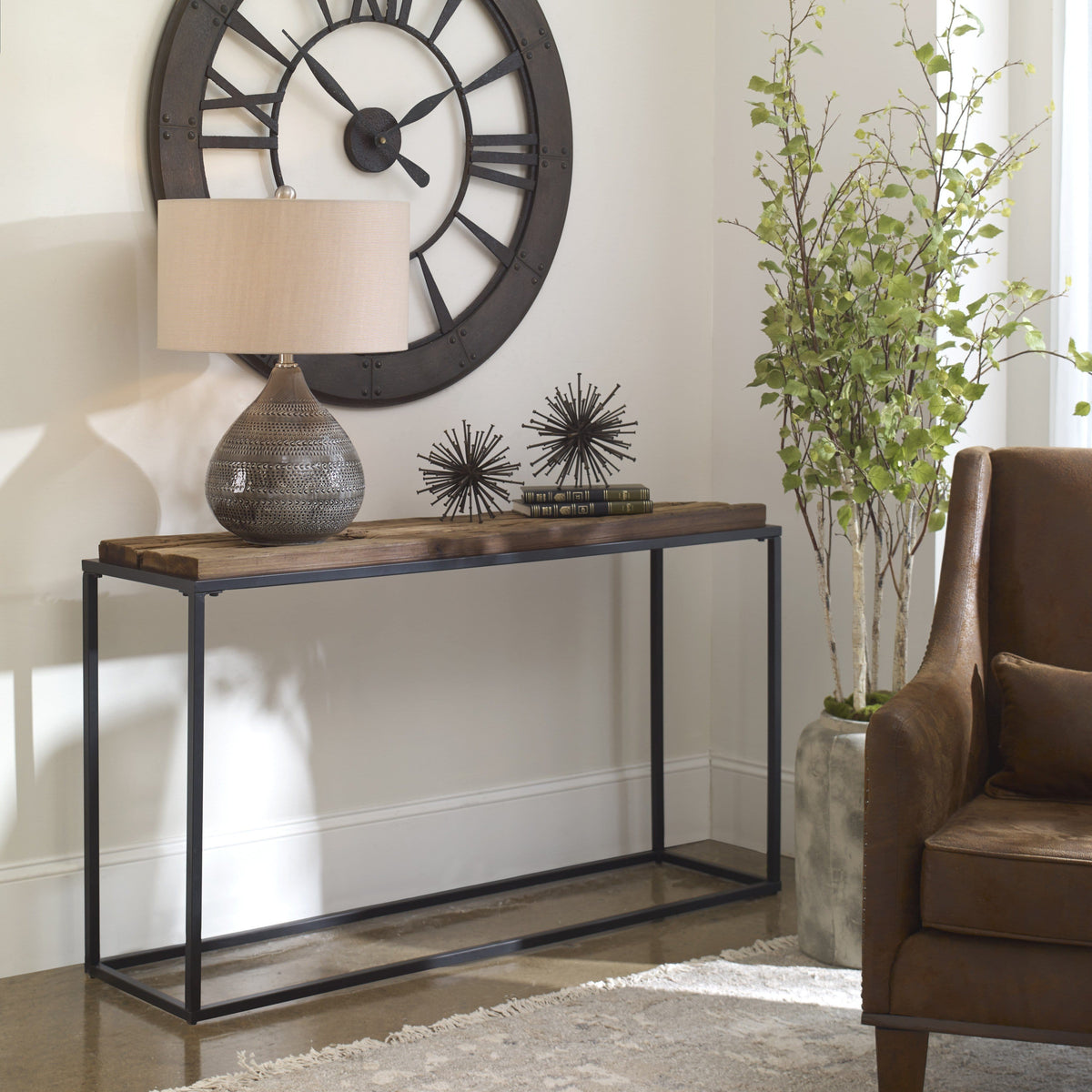 Uttermost Living Holston Salvaged Wood Console Table House of Isabella UK