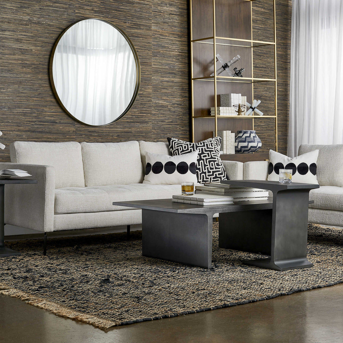 Uttermost Living I-Beam Pull Up Table House of Isabella UK