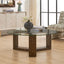 Uttermost Living Ignis Round Coffee Table in Glass House of Isabella UK