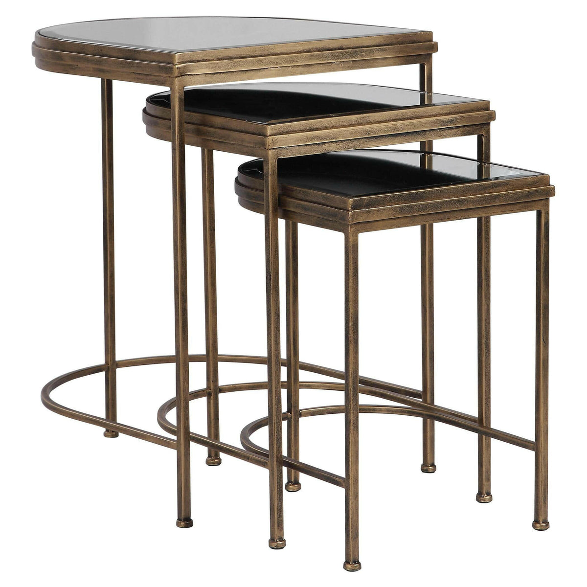 India Nesting Tables, Set/3.
