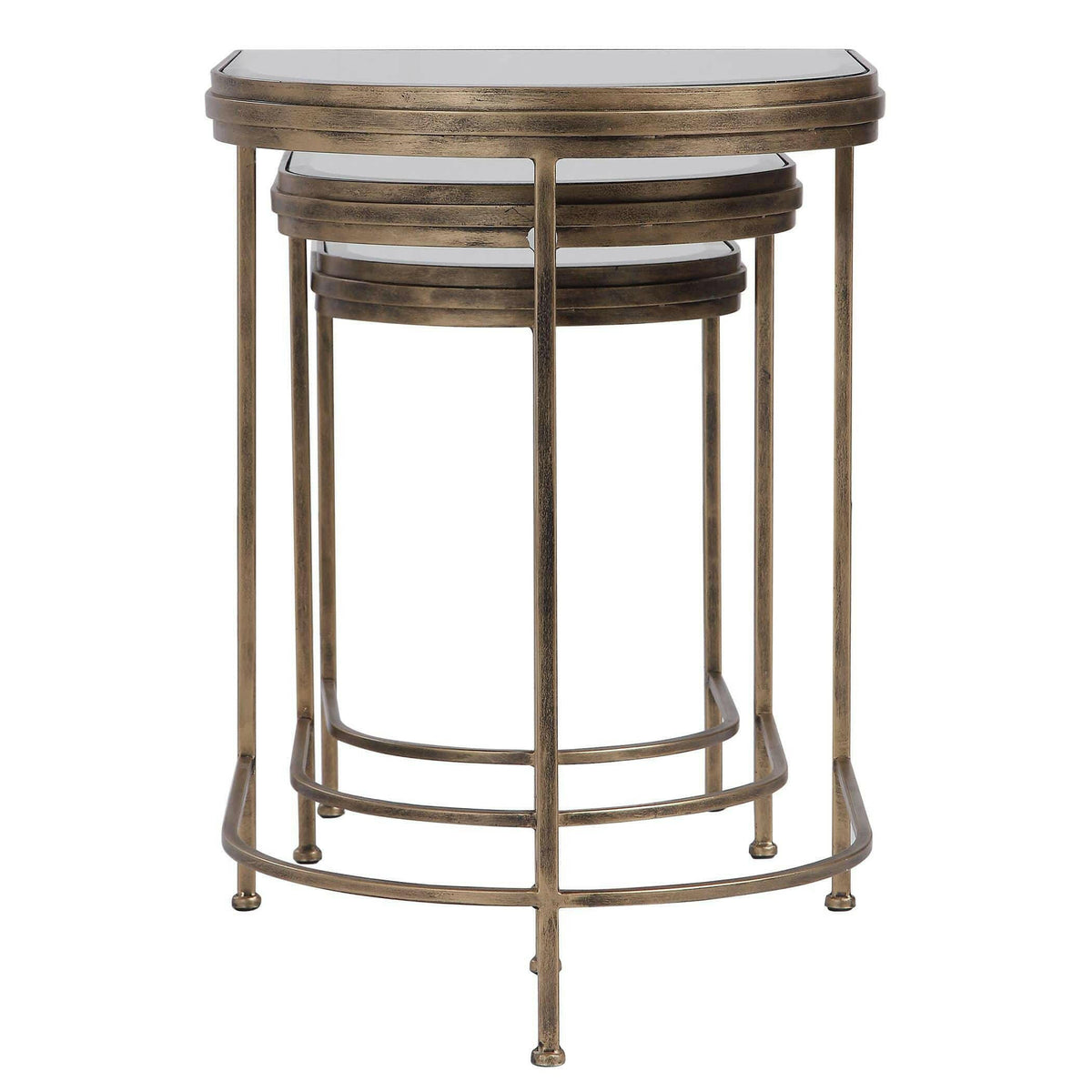 India Nesting Tables, Set/3.