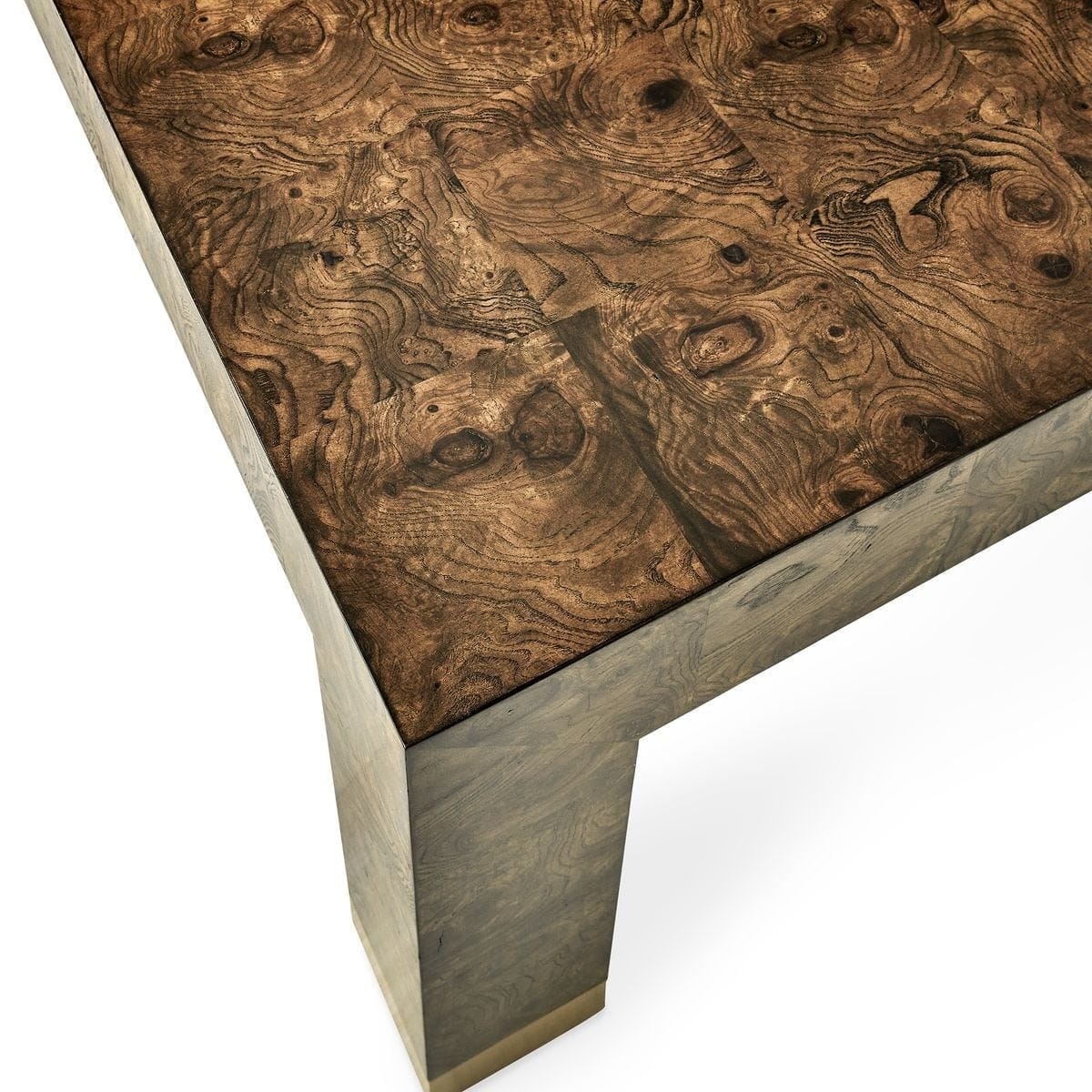 Uttermost Living Ingrain Coffee Table in Cocoa Brown House of Isabella UK