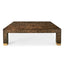 Uttermost Living Ingrain Coffee Table in Cocoa Brown House of Isabella UK