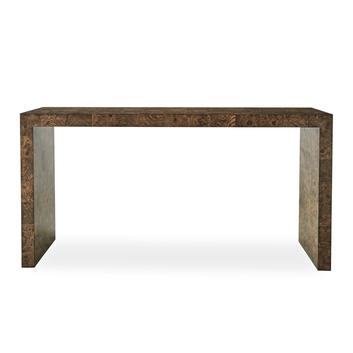 Uttermost Living Ingrain Console Table in Cocoa Brown House of Isabella UK
