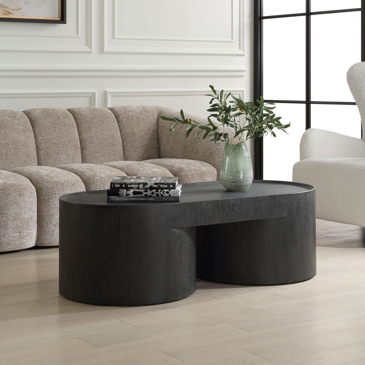 Uttermost Living Isbell Coffee Table in Black Stain House of Isabella UK