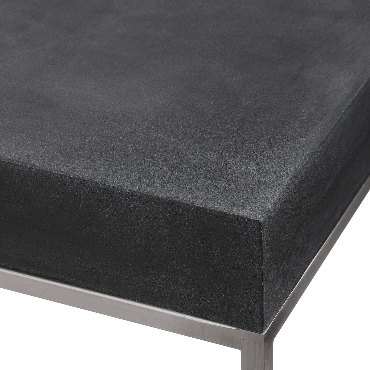 Uttermost Living Jase Black Concrete Console Table House of Isabella UK