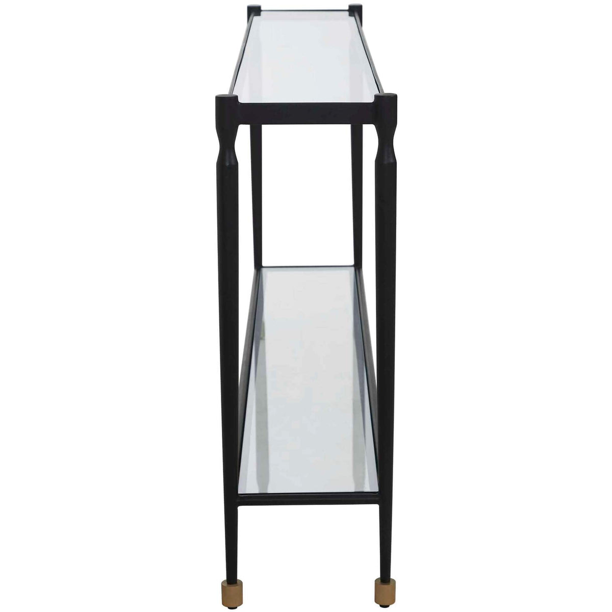 Uttermost Living Javana Glass / Iron Console Table House of Isabella UK
