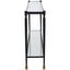 Uttermost Living Javana Glass / Iron Console Table House of Isabella UK