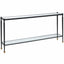 Uttermost Living Javana Glass / Iron Console Table House of Isabella UK