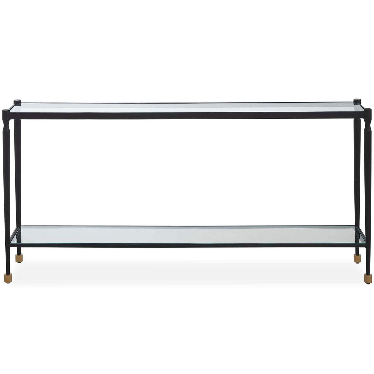 Uttermost Living Javana Glass / Iron Console Table House of Isabella UK