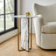 Uttermost Living Joist Accent Table in Arabescato Marble House of Isabella UK