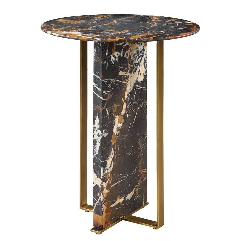 Uttermost Living Joist Accent Table in Michelangelo Marble House of Isabella UK