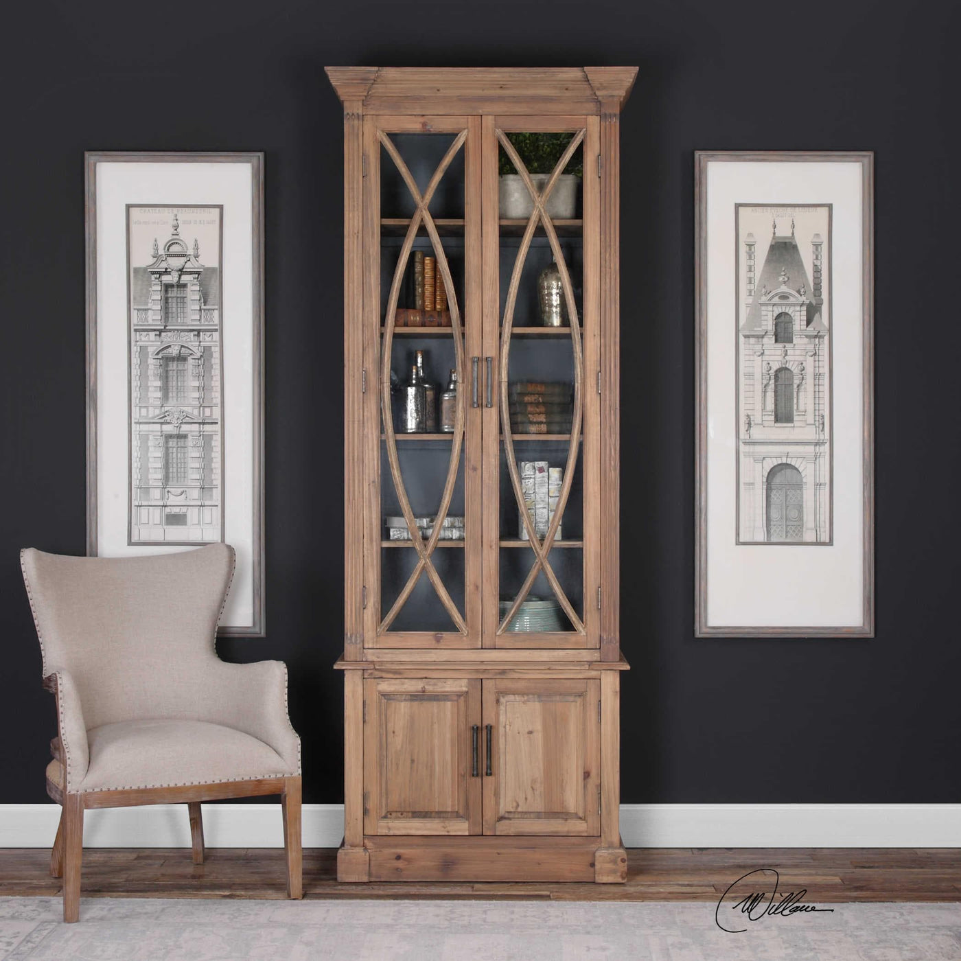 Uttermost Living Julen Display Cabinet House of Isabella UK