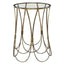 Uttermost Living Kalindra Gold Accent Table House of Isabella UK