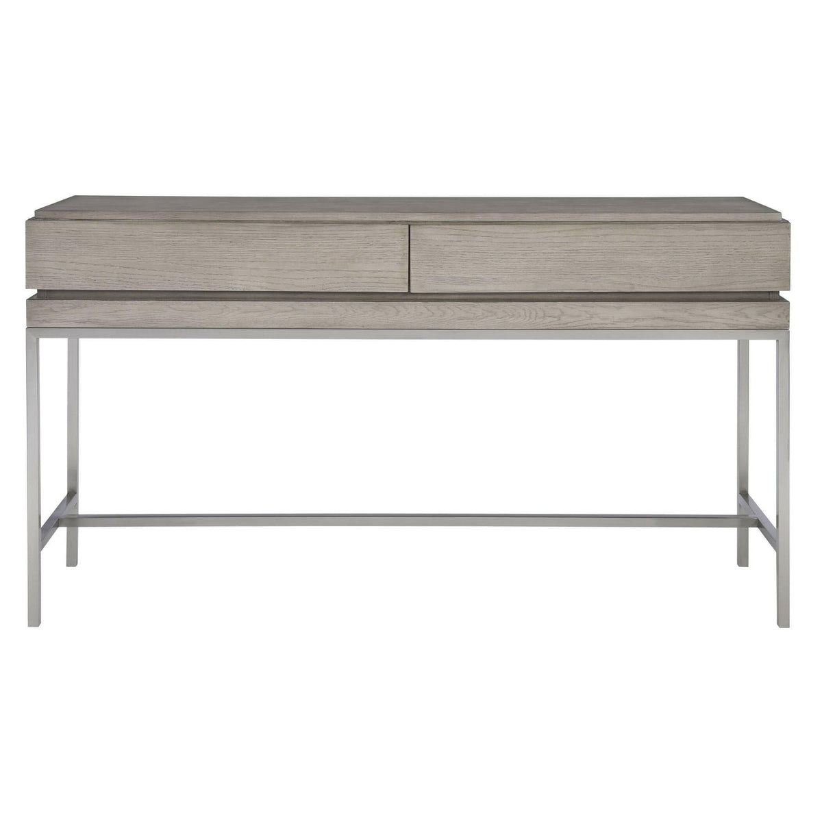 Kamala Gray Oak Console Table.