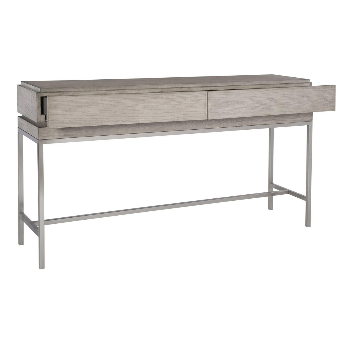 Kamala Gray Oak Console Table.