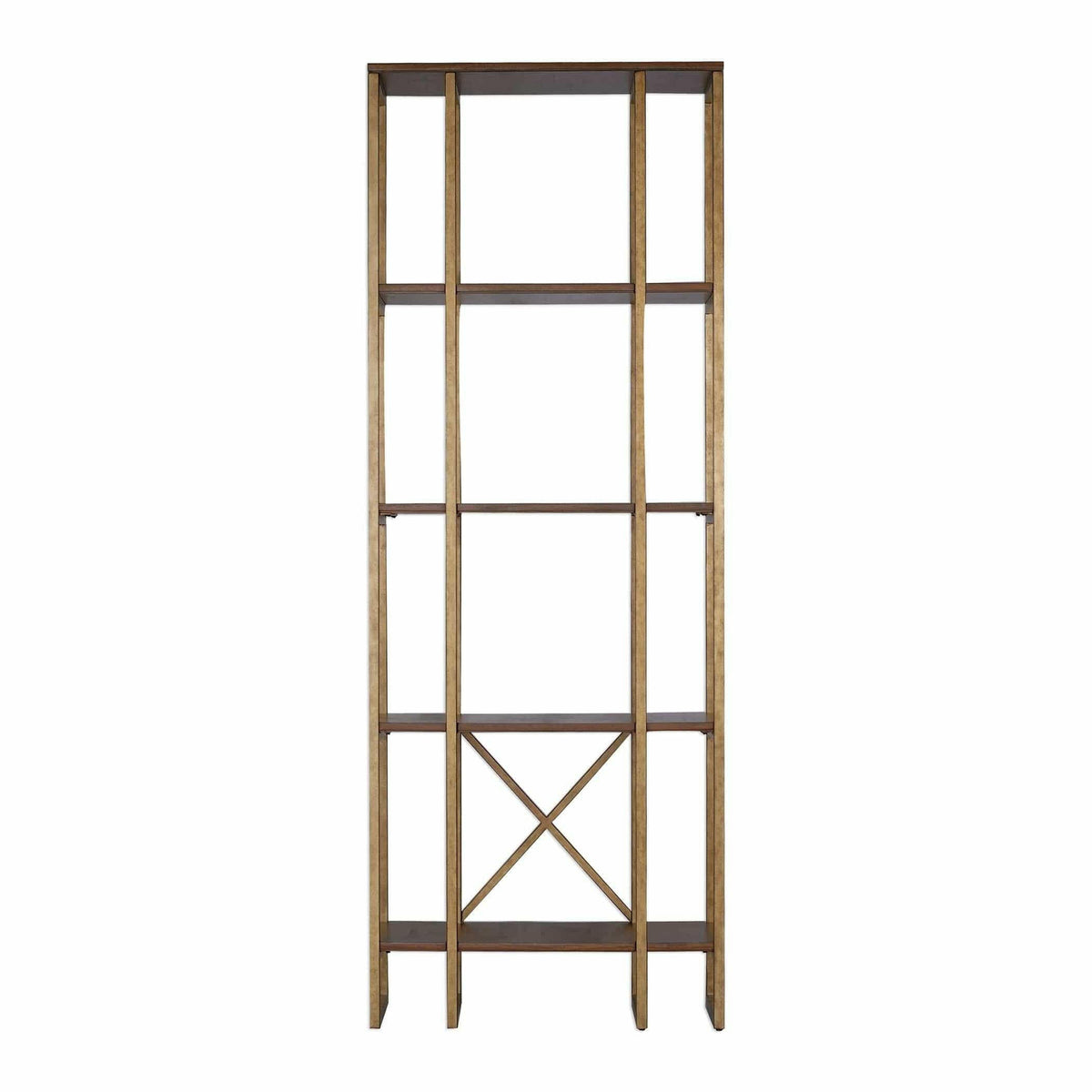 Karishma Antique Gold Etagere.