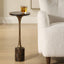 Uttermost Living Karnes Drink Table in Dark Marble House of Isabella UK