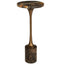 Uttermost Living Karnes Drink Table in Dark Marble House of Isabella UK