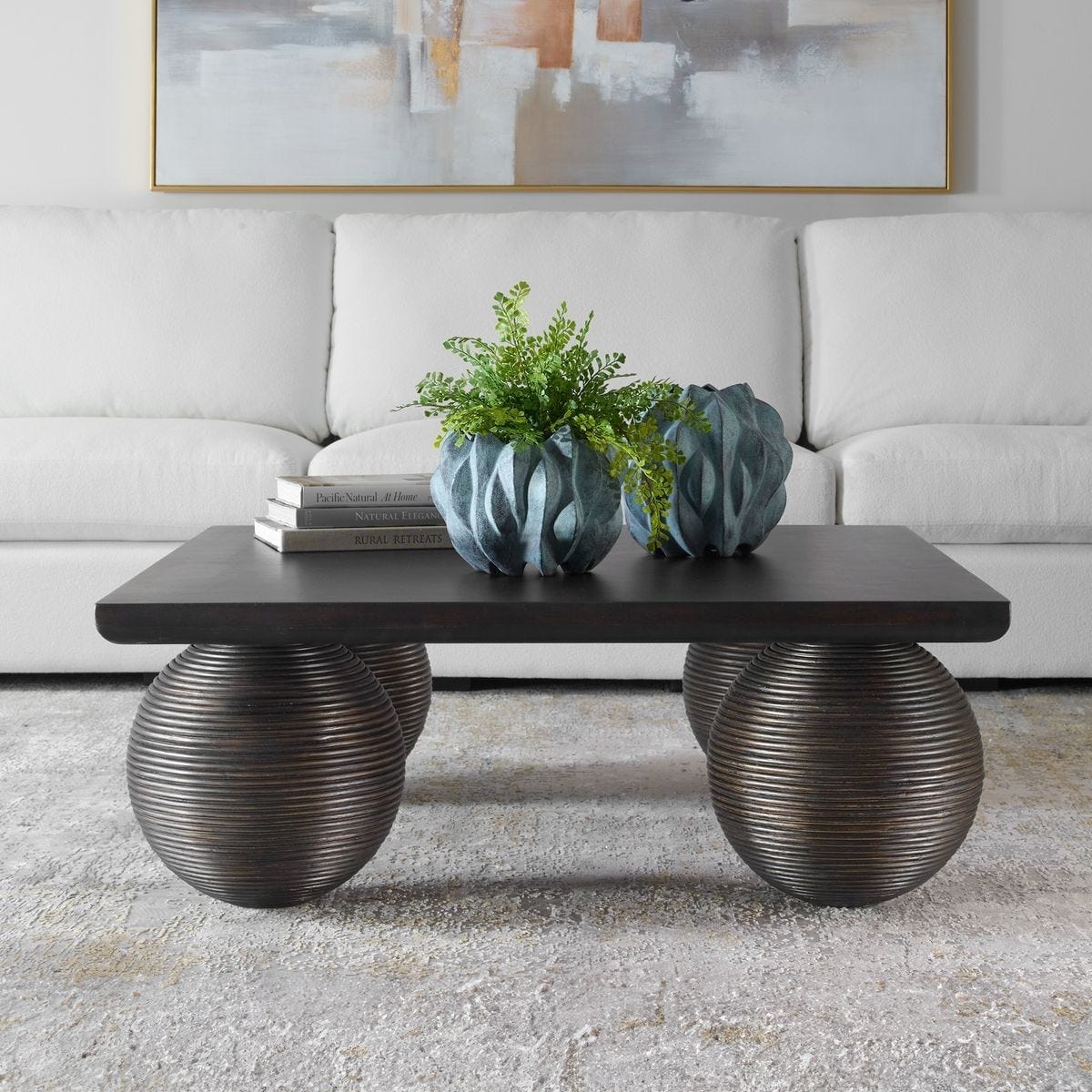 Uttermost Living Kasson Sphere Leg Coffee Table House of Isabella UK
