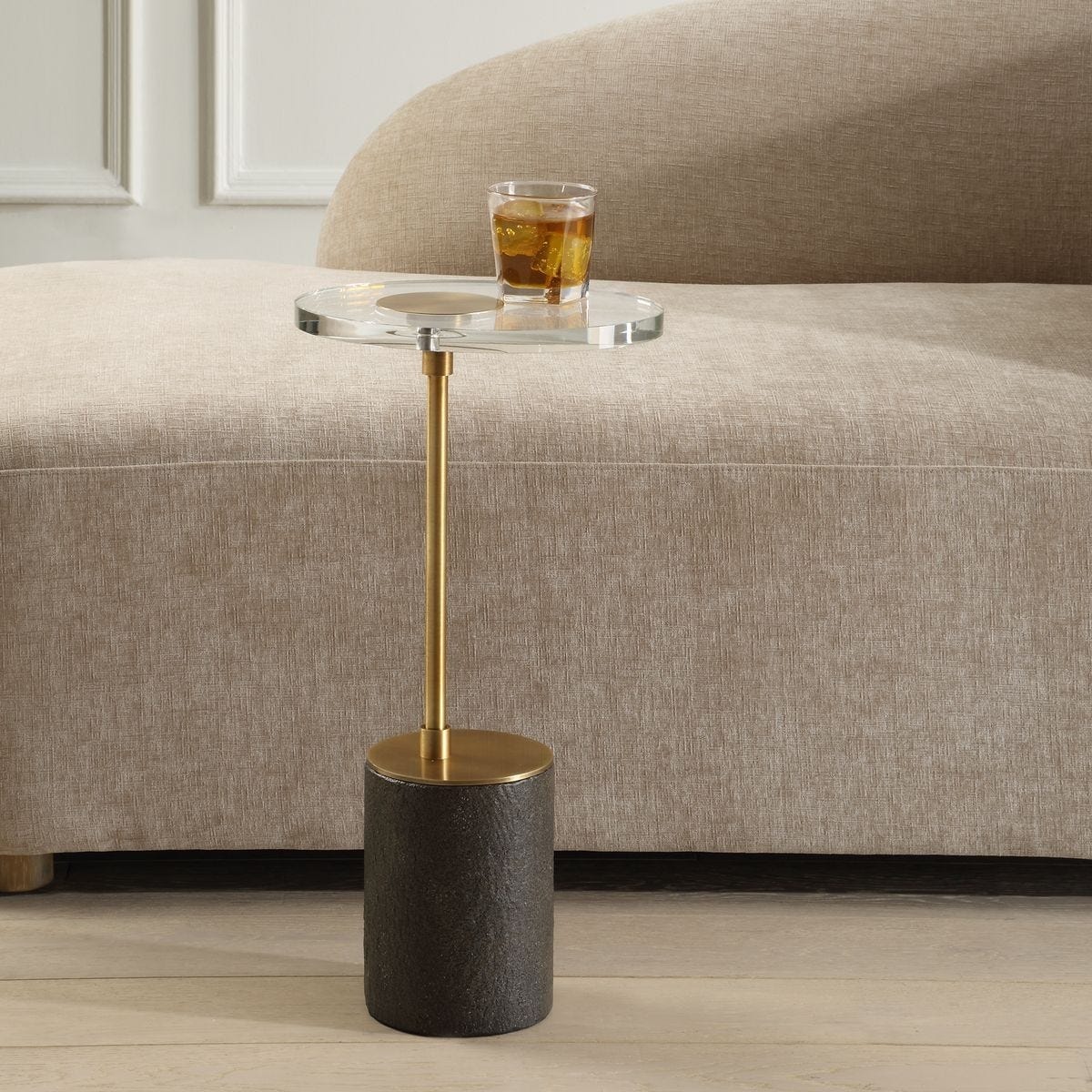 Uttermost Living Kaufman Crystal Accent Table House of Isabella UK