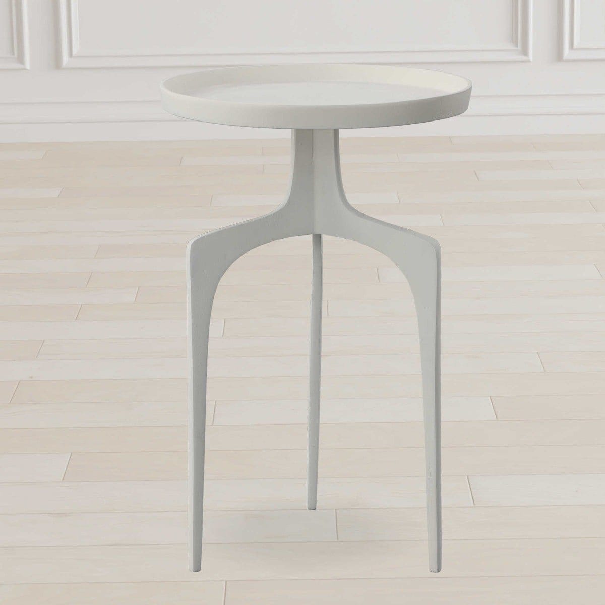 Uttermost Living Kenna White Accent Table House of Isabella UK