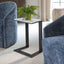 Uttermost Living Kenora Accent Table in White Marble House of Isabella UK