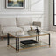 Uttermost Living Kentmore Glass Coffee Table House of Isabella UK