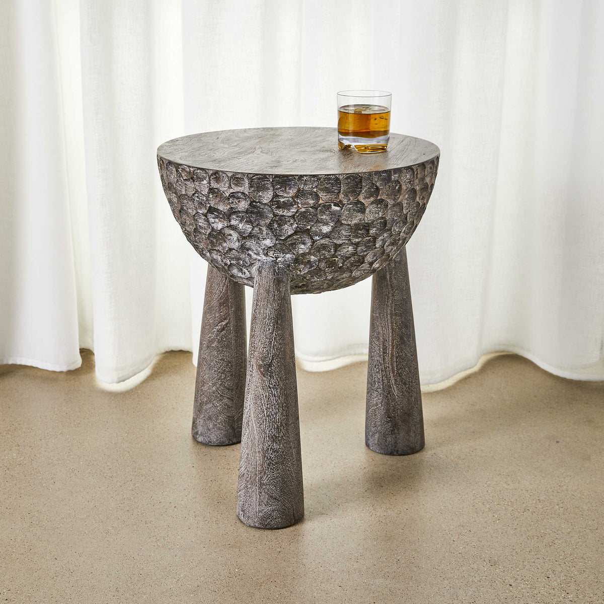 Uttermost Living Kettledrum Accent Table House of Isabella UK