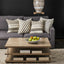Uttermost Living Labyrinth Cushion - Gray House of Isabella UK