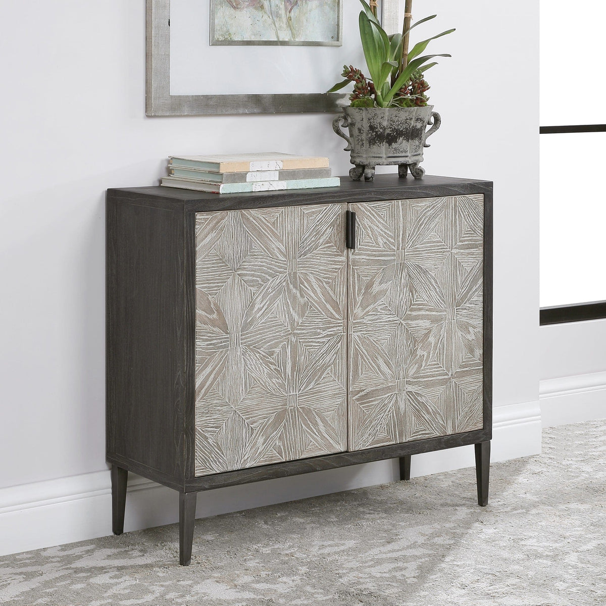 Uttermost Living Laurentia 2 Door Accent Cabinet House of Isabella UK