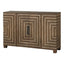 Uttermost Living Layton Geometric Console Cabinet House of Isabella UK