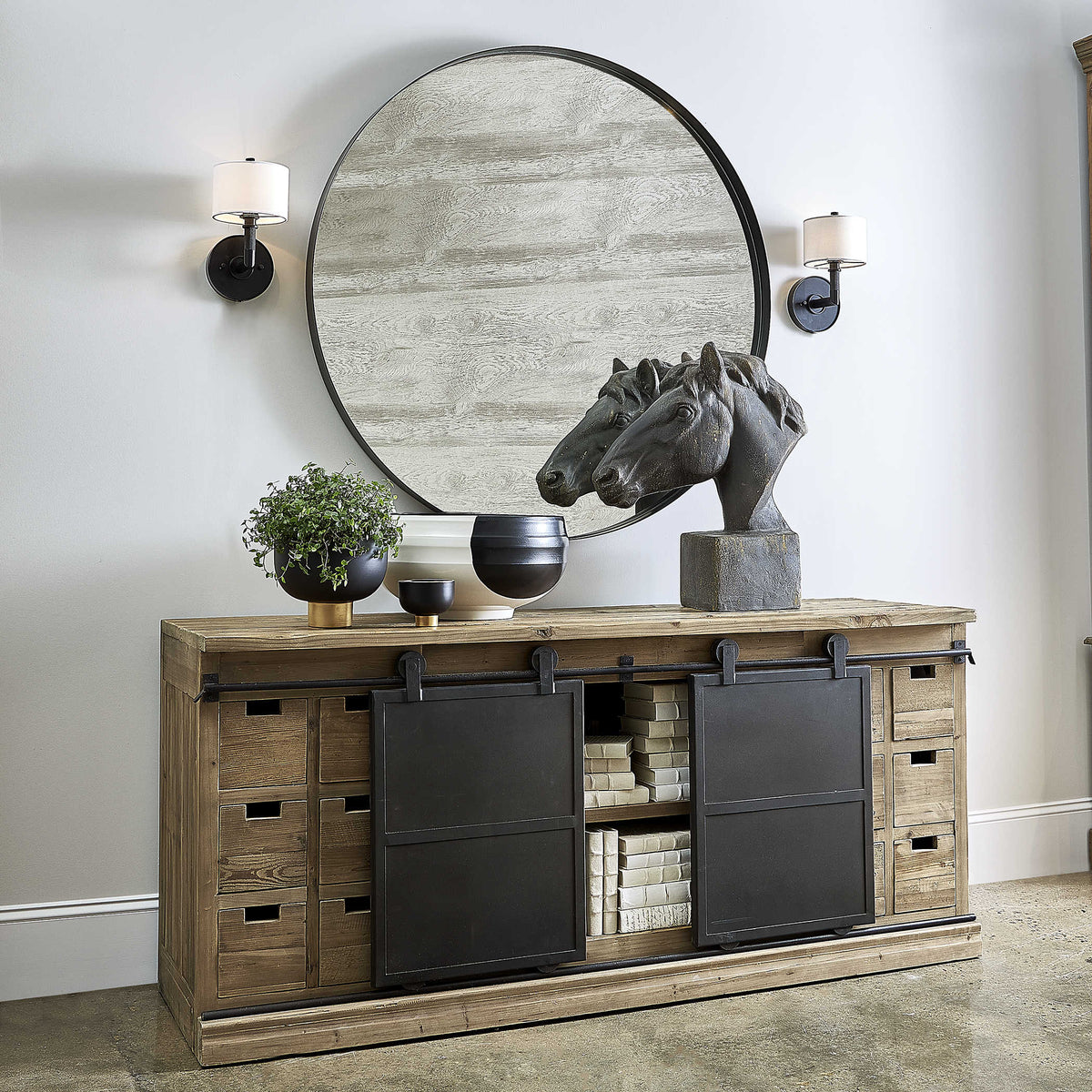 Uttermost Living Leandrew Media Console House of Isabella UK