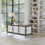 Uttermost Living Let It Drop Fluted Oak Writing Desk with Brass Accents House of Isabella UK