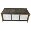 Uttermost Living Let It Drop Fluted Oak Writing Desk with Brass Accents House of Isabella UK