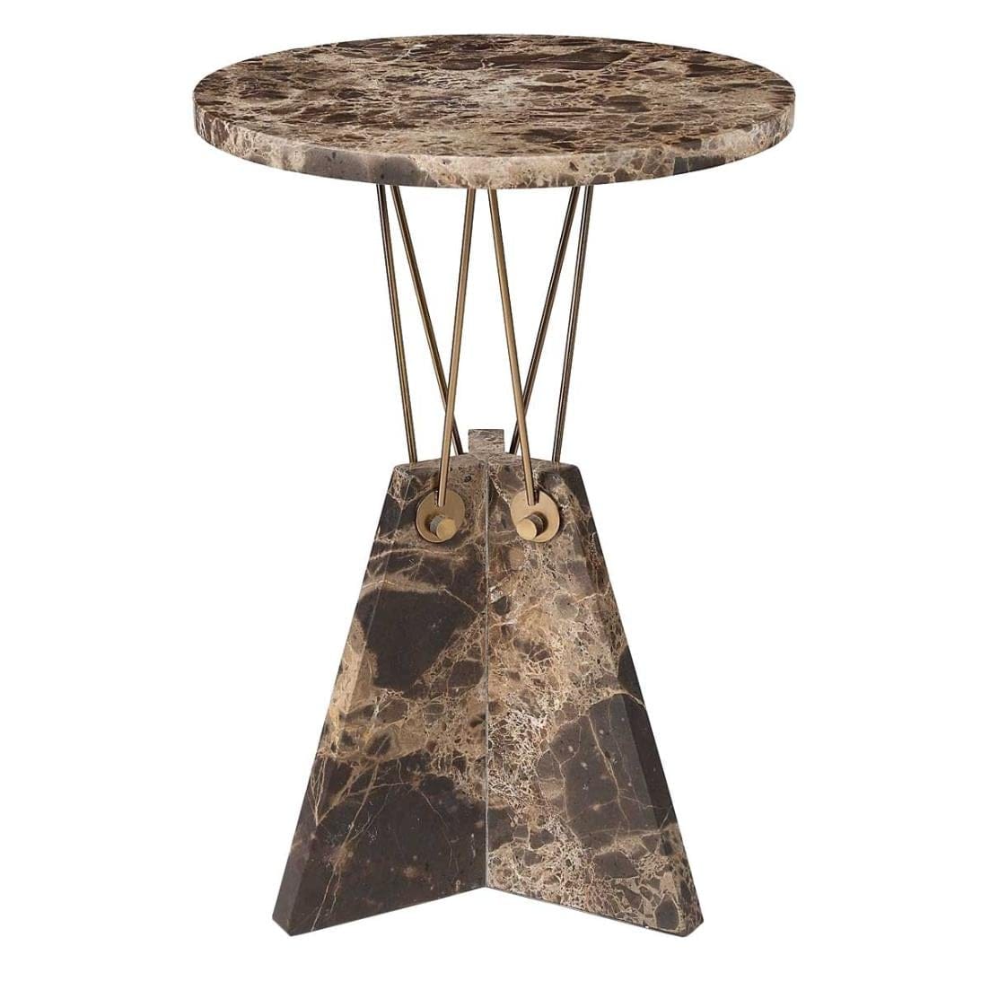 Uttermost Living Levitate Marble Accent Table House of Isabella UK
