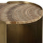 Uttermost Living Lozenge Accent Table in Latte Onyx House of Isabella UK