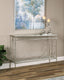 Uttermost Living Luano Silver Console Table House of Isabella UK