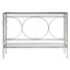 Uttermost Living Luano Silver Console Table House of Isabella UK