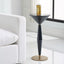 Uttermost Living Luster Navy Blue Accent Table House of Isabella UK