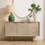 Uttermost Living Maeva 3 Door Light Wood Cabinet House of Isabella UK
