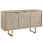 Uttermost Living Maeva 3 Door Light Wood Cabinet House of Isabella UK