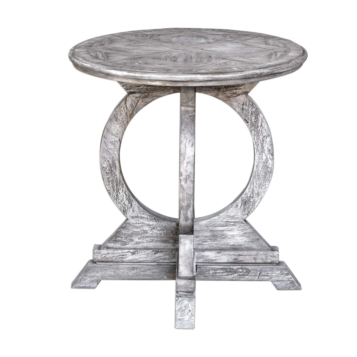 Uttermost Living Maiva White Side Table House of Isabella UK