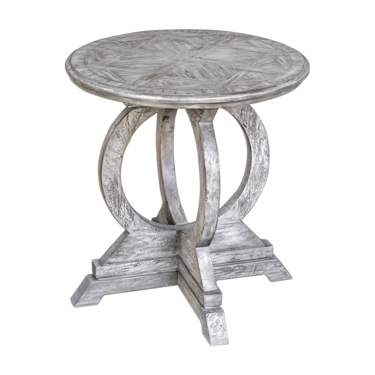 Uttermost Living Maiva White Side Table House of Isabella UK