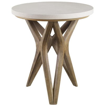 Uttermost Living Marnie Limestone Side Table House of Isabella UK