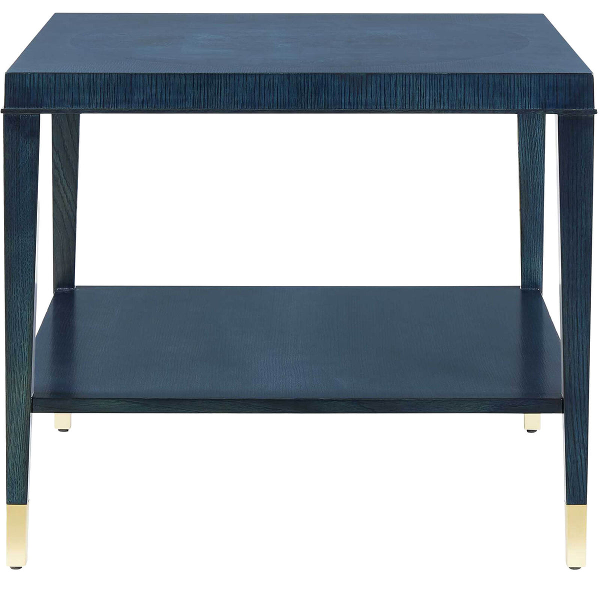 Uttermost Living Marquetry Side Table in True Blue House of Isabella UK