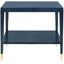 Uttermost Living Marquetry Side Table in True Blue House of Isabella UK